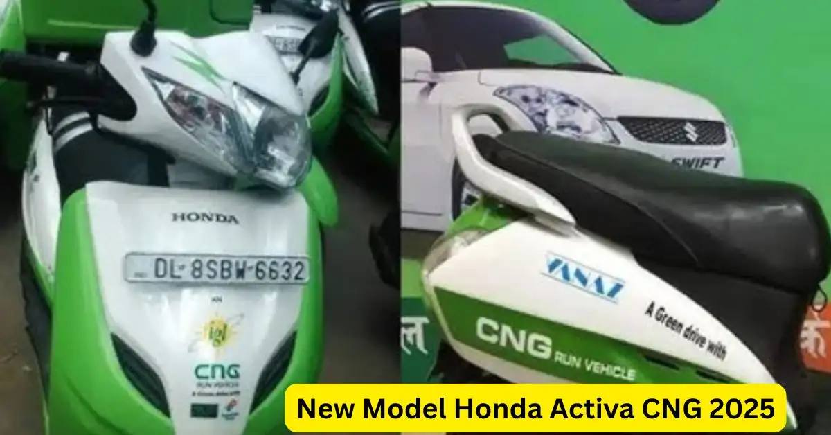 New Model Honda Activa CNG 2025
